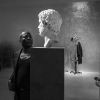 Performance entre K. Kôko et M. Tsengaris au musée Kolumbia à Cologne en 2018. 